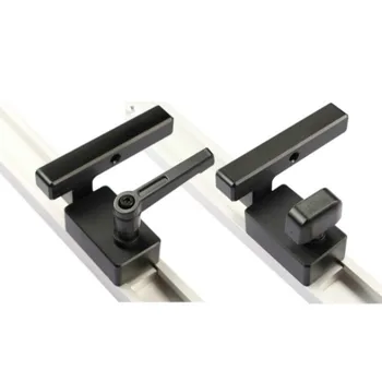 

:30 Aluminium Miter Track Stop for T-Slot T-Tracks Woodworking DIY Wood Working Tools for Router Table Bandsaws