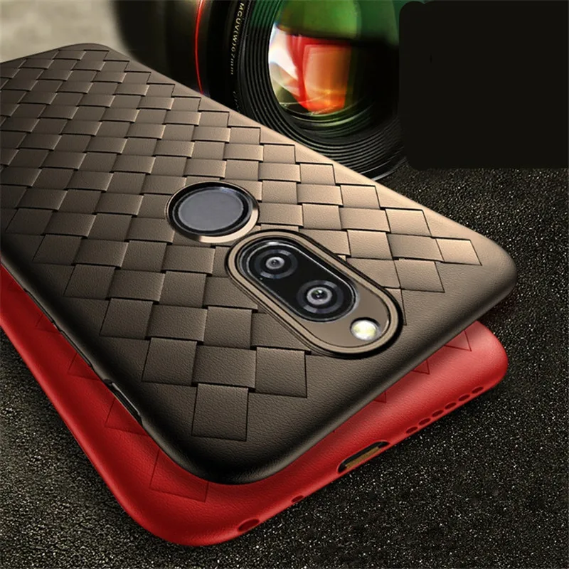 

Phone Case For Huawei Mate 10 Lite Cases Luxury business Soft Silicone Protection Cover For Huawei Nova 2i /Maimang 6 /Honor 9i
