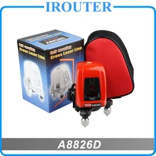 A8826D 360degree self- leveling Cross Laser Level 1V1H Red 2 line 1 point HOT SALE