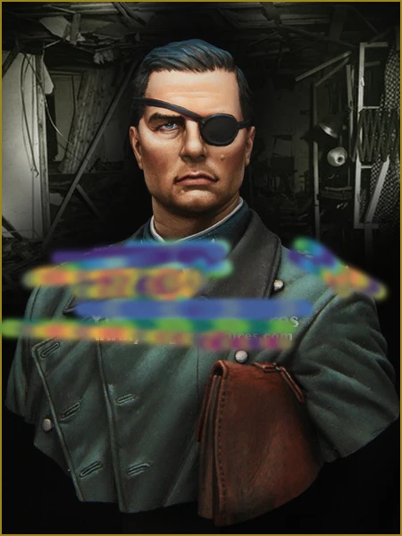 

Unpainted Kit 1/ 10 OPERATION VALKYRIE bust Historical Figure Resin Kit