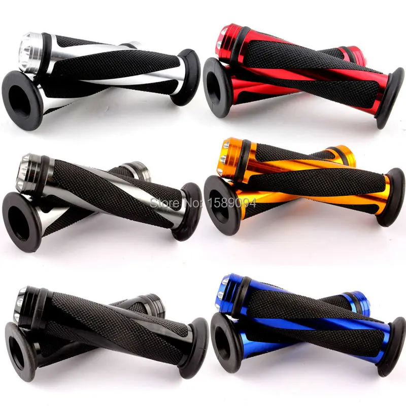 Мотоциклетные алюминиевые Рули 7/8 дюйма 22 мм для Kawasaki Ninja EX ZX ZZR KX KLR SXR Suzuki GSXR CRF Yamaha