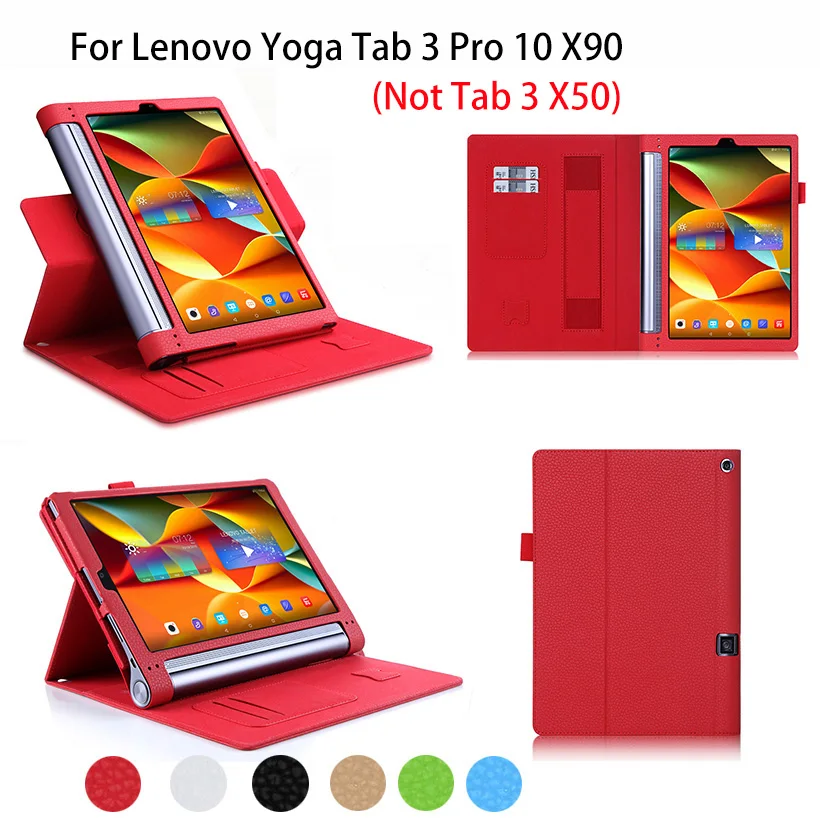 Роскошный чехол для Lenovo YOGA Tab 3 plus из искусственной кожи умный Yoga Pro 10 X90 YT3 X90F/X90L
