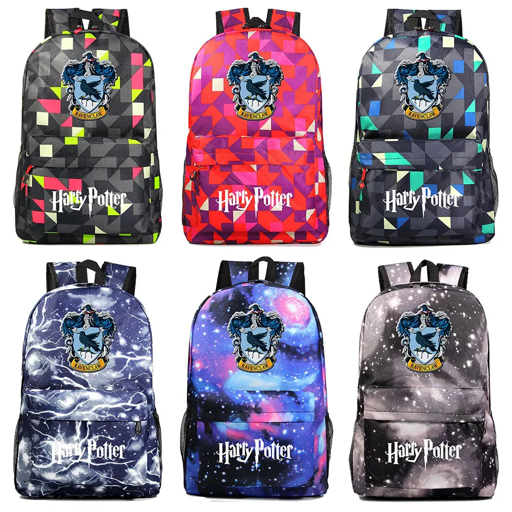 

Magic Harry Potter Hogwarts Ravenclaw Eagle Boy Girl Book School bag Women Bagpack Teenagers Schoolbags Men Student Backpacks
