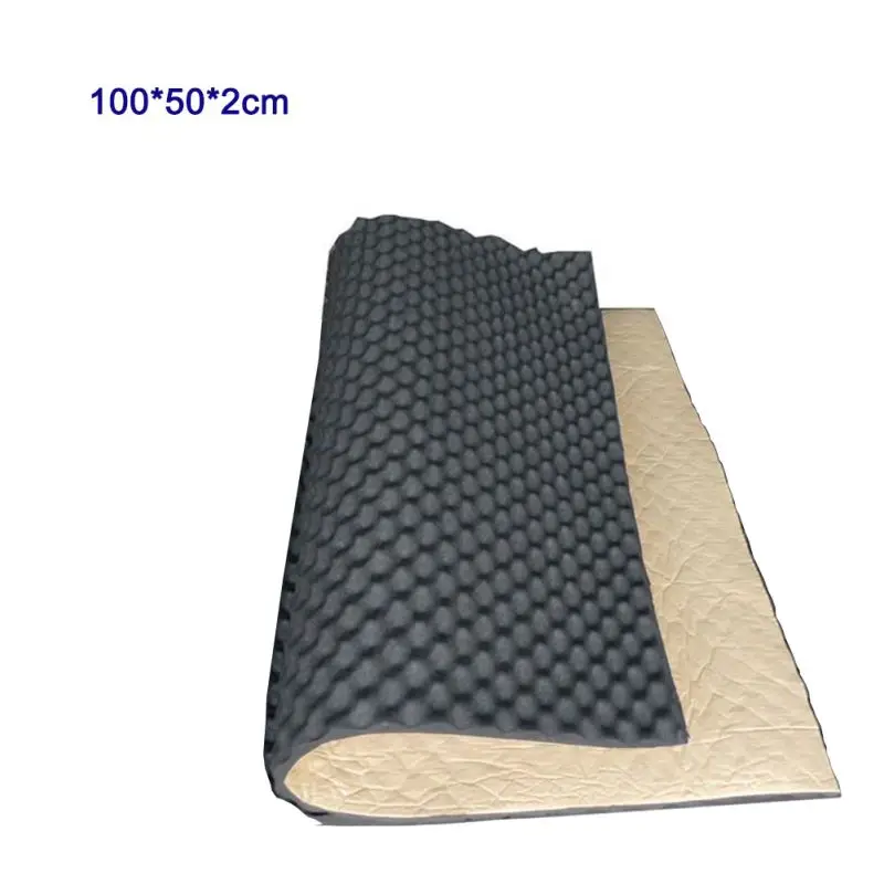 

New Automotive Heat Mat Deadener Sound Deadening Noise Isolation For Cars Noise Acoustic Insulation Mat 100*50*2cm