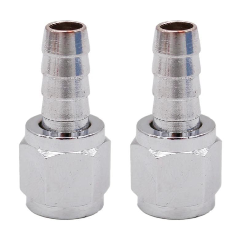 Гайка с шарнирным креплением 1/4 &quotFFL до 5/16&quot Barb Chrome 2 шт./лот шаровой замок MFL