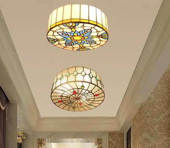 

The LED Ceiling lamps room bedroom balcony window aisle porch lights lighting creative personality Circular Ceiling Lights DF108