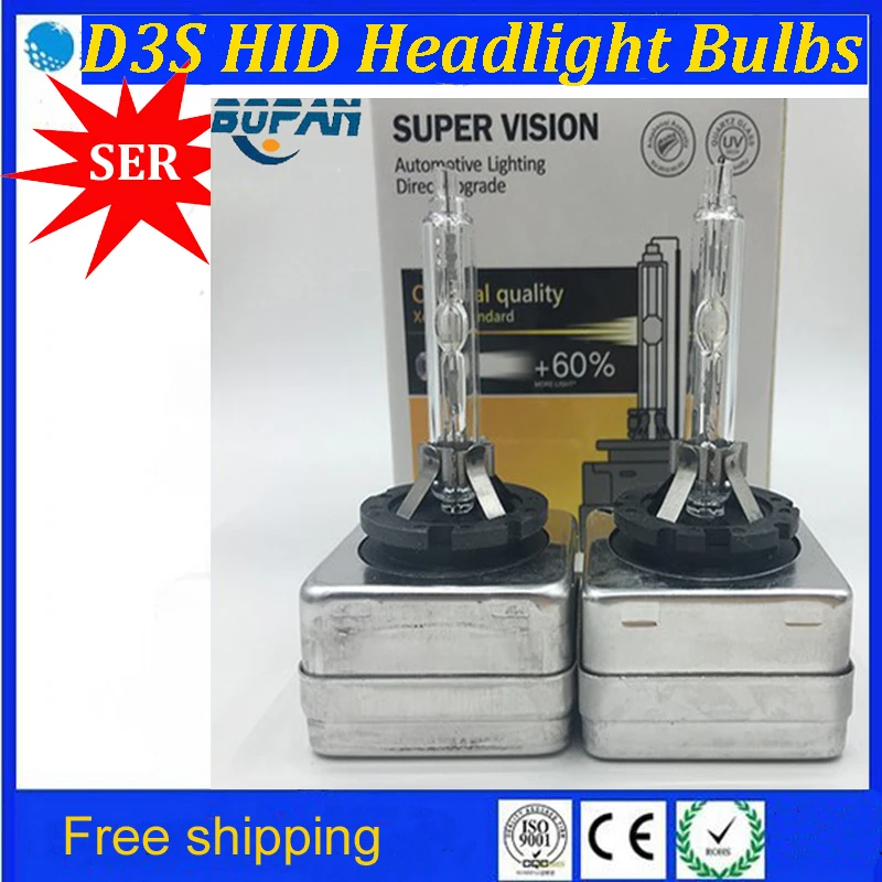 Free Ship Super Bright D3S HID Headlamp Replacement HID d3s Xenon