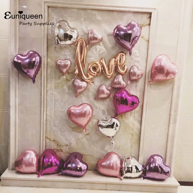 love balloons kit wedding decoration engagement bachelorette bridal