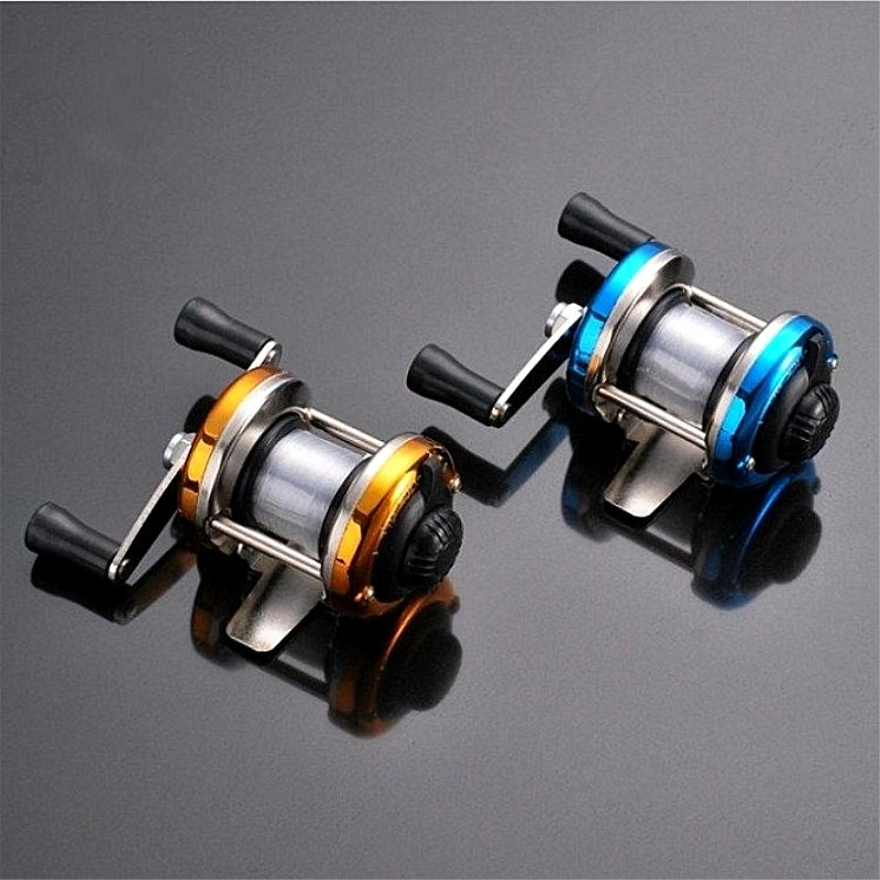 Ac100 Ice Fishing Reel Small Drum Reel Line Capacity 2/100m,speed