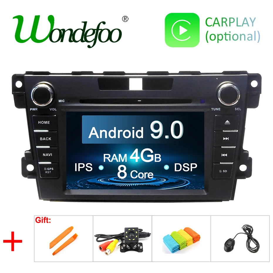 

IPS DSP Android 9.0 64G DVD PLAYER For mazda cx-7 CX 7 CX7 2008-2015 GPS radio head monitor navigation multimedia stereo unit