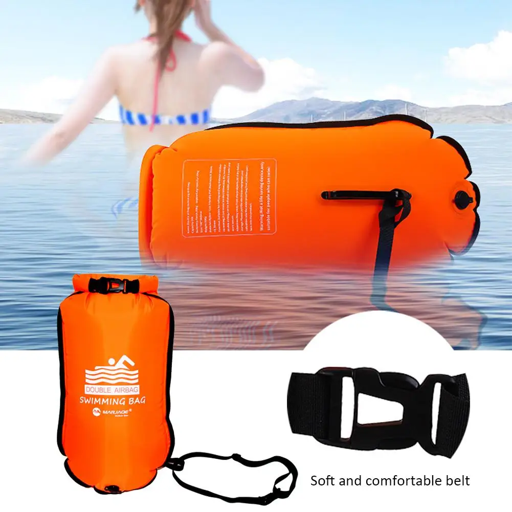 

Floating Inflatable Swimming Bag Storage Waterproof Nylon PVC Thickened Resistant For Kayak Rafting Drifting Swim Organizer Bags