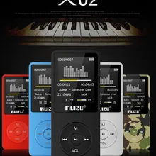 MP3 плеер ruidu X02, английская версия, 16 ГБ, портативный Mp3 плеер, может воспроизводить 80 часов, с fm-радио, электронная книга, часы, голос