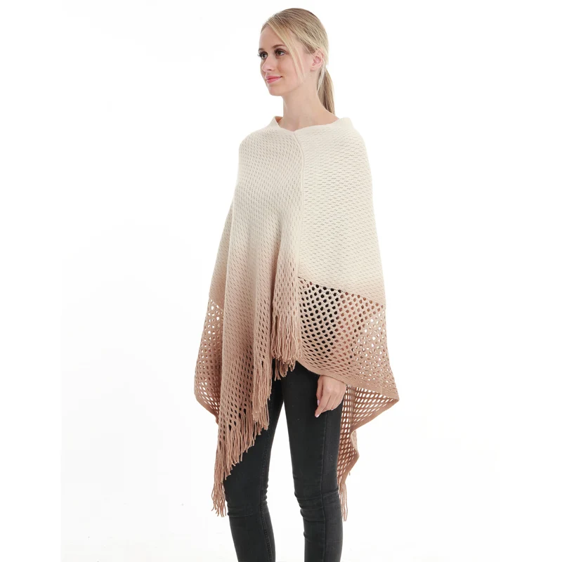 New Autumn Woman Poncho Fashion Sweater Kint Tassel Pullover Plus Size Poncho For Lady Hollow Large Cape Coat New Autumn Woman Poncho Fashion Sweater Kint Tassel Pullover Plus Size Poncho For Lady Hollow Large Cape Coat