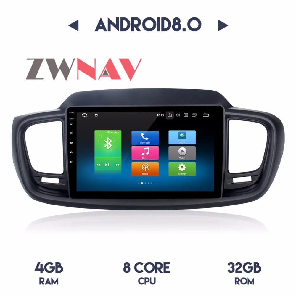 

Android 8.0 4G RAM Octa Core Car DVD Player GPS Navigation Headunit IPS Screen For KIA SORENTO 2015 2016 2017 2018 Left driving