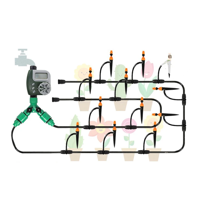 Автоматический электронный таймер воды домашний сад Орошение контроллер полива таймер системы Автозапуск