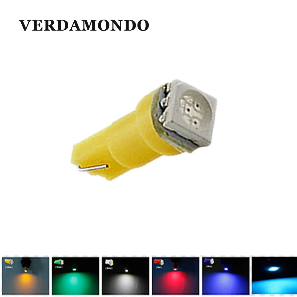 Автомобильный инструмент светодиодный светильник T5 5050 1 SMD клиновидная лампа