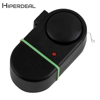 

HIPERDEAL New Black Electronic LED Light Fish Bite Sound Alarm Bell Clip On Fishing 18Jan12 Drop Ship