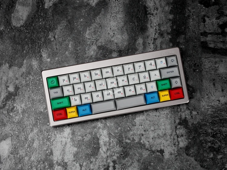 Caixa de Alumínio Anodizado para Margarida 40 Teclado Acrílico Personalizado Painéis Acrílicos Difusor Pode Suportar a Margarida Torneira Rotativa Suporte - Imagem 6