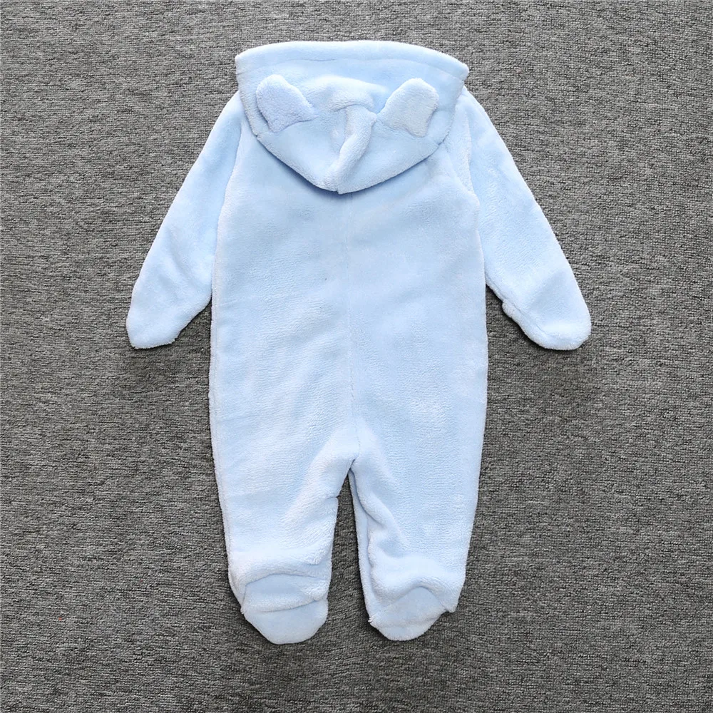 Флисовый комбинезон для малышей с изображением животных детские комбинезоны в стиле медведя забавная Одежда для новорожденных Милая одежда для малышей