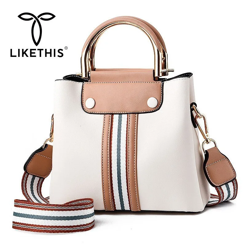 

LIKETHIS 2019 Luxury Brand Women Handbag Fashion Top-handle Messenger Shoulder Bags Female Designer Crossbody Purses Bolsas Hot