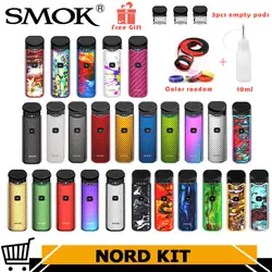 Оригинал Smok Nord Pod Starter Kit с 1100 mAh Батарея 3 мл Форсунка картриджа с Nord сетки спиральная электронная сигарета Vape