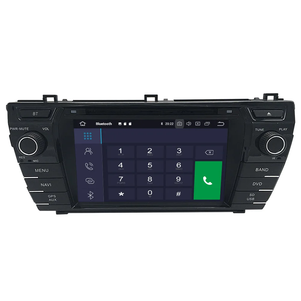Aotsr Android 9 0 GPS навигация автомобильный DVD плеер для Toyota Corolla 2014 2015 2016 мультимедиа