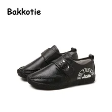 Bakkotie 2017 Новая Мода Ребенок Весна Осень Мальчик Случайный Досуг Ребенок Бренд Дышащий Маленький Джентльмен Soft Comfort Черный
