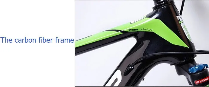 Top 26inch carbon fiber mountain bike 27speed Shiman0 bicycle fork oil disc brakes gas ultralight carbon fiber frame Super light 6
