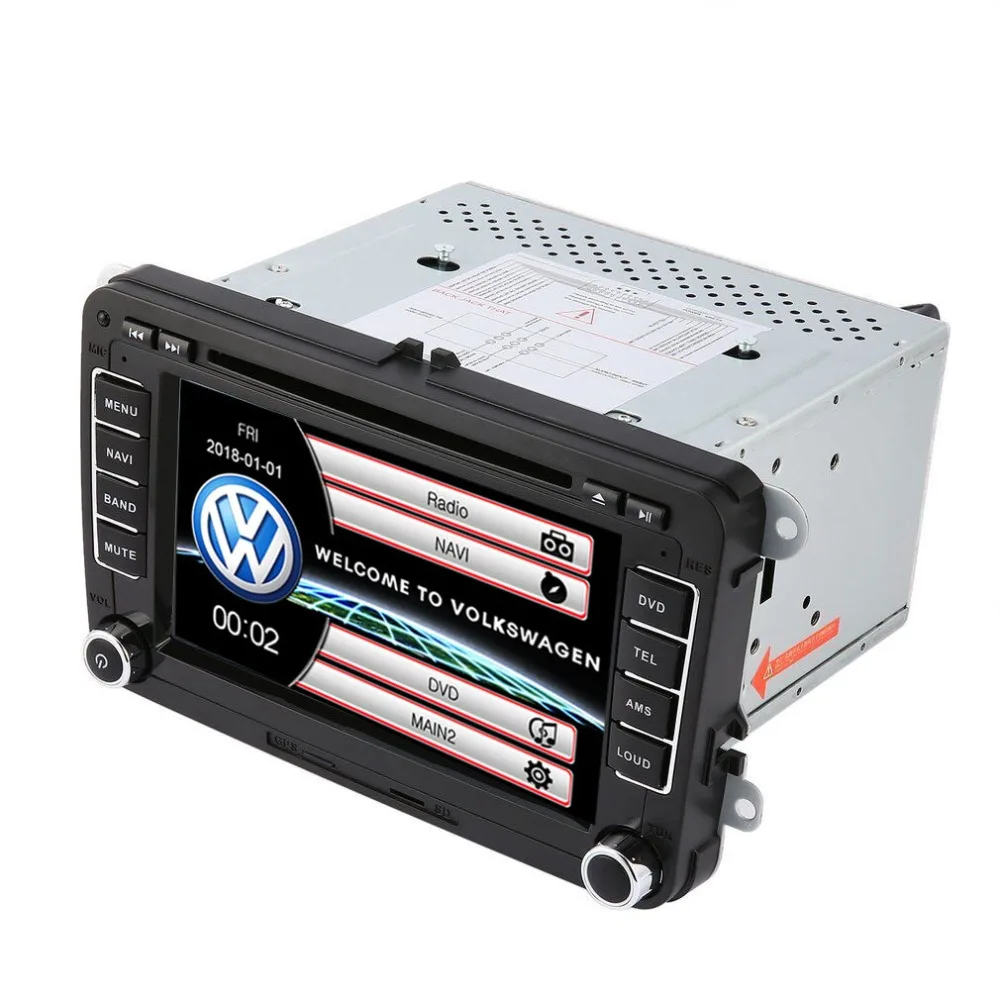 Sale Car Multimedia player 2 Din Car DVD For VW/Volkswagen/Golf/Polo/Tiguan/Passat/b7/b6/SEAT/leon/Skoda/Octavia Radio GPS DAB 2