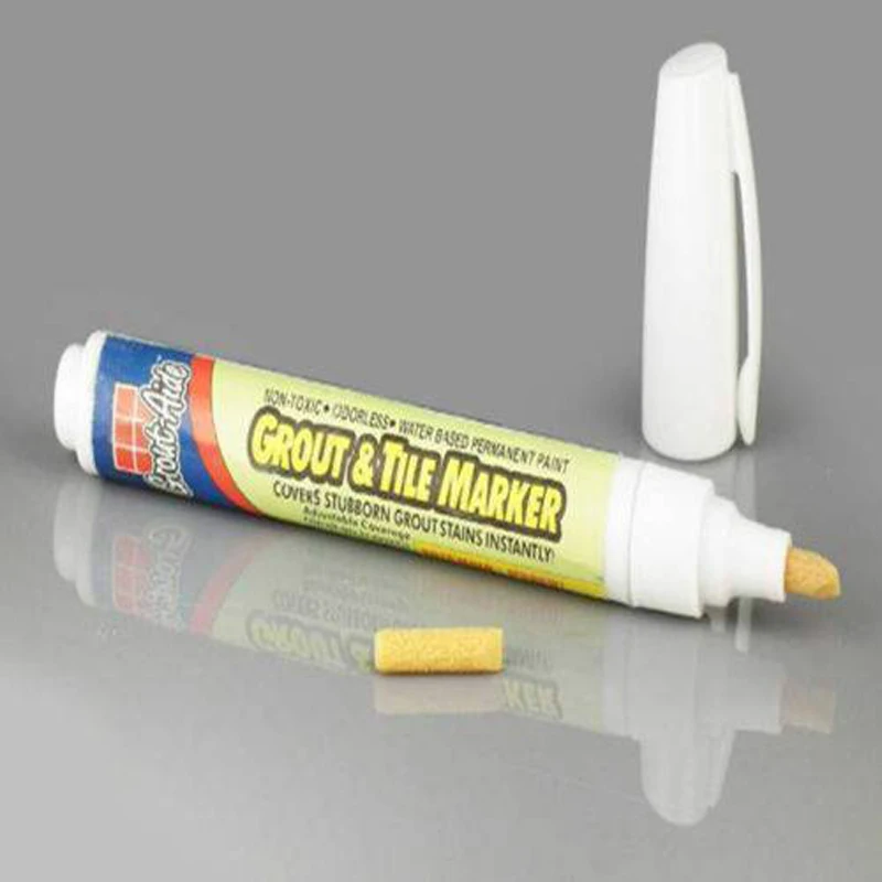 1/2/5X Grout Aide Tile Marker White Repair Wall Pen Packaging Home Decor Using