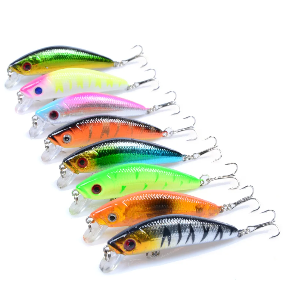 Jerkbaits Para Lubina Con Gancho De Agudos, Seu00f1uelo De Pesca De Minnow Mediano Cebo Artificial Duro Cebo Swing Bass Seu00f1uelo Jerkbait Equipo De Pesca
