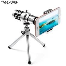 TOCHUNG высокое качество термальный HD 12x объектив камеры мобильного телефона, монокулярный телескоп камеры осмотра+ штатив