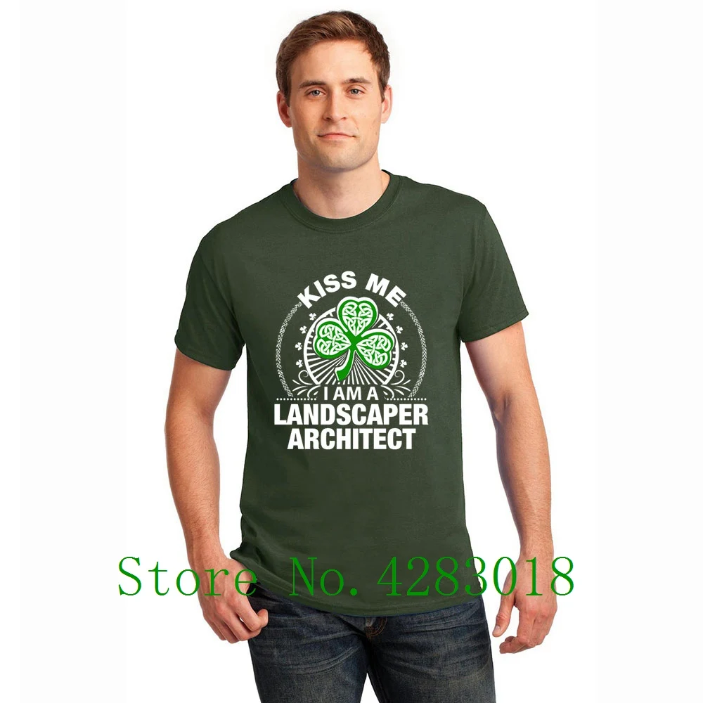 I m A Landscaper Architect Kiss Me T-Shirt For Men Short Sleeve Letters Humor T-Shirt Summer Camisetas Size S-3xl Funky Tee Top I m A Landscaper Architect Kiss Me T-Shirt For Men Short Sleeve Letters Humor T-Shirt Summer Camisetas Size S-3xl Funky Tee Top