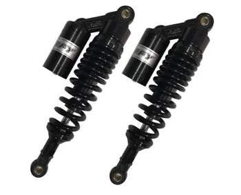 

8MM SPRING 305MM 320MM 350MMAIR/NITROGEN MOTORCYCLE SHOCK ABSORBERS FOR Honda/Yamaha/Suzuki/Kawasaki/Dirt bikes/ ATV BLACK