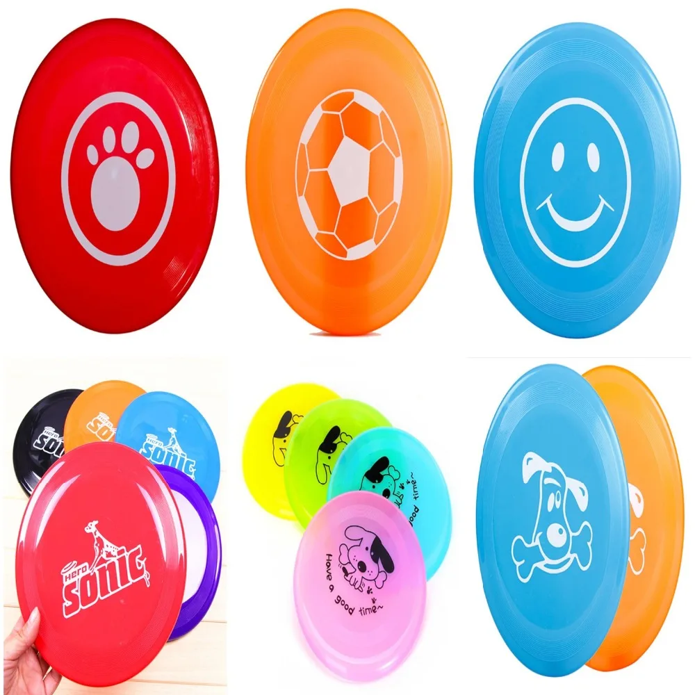 3 قطعة/السلع عشوائي اللون الكلب Frisbie لعب للكلاب كبيرة الصغيرة بيتبول جرو الكلب تحلق أقراص التفاعلية لعب الكلب التدريب frisby