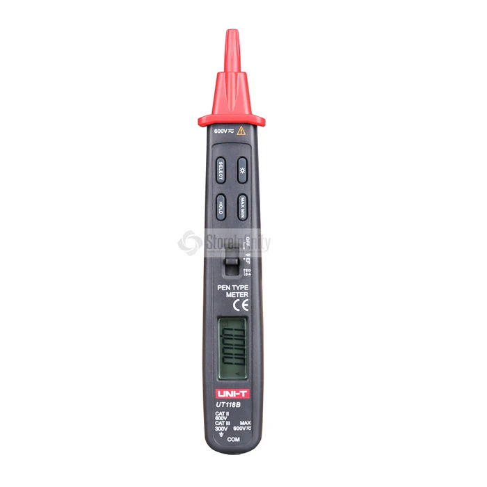 

Uni-T UT118B Digital DMM Backlit LCD Voltage Tester Pen Multimeter+ LED