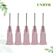 CNBTR 100 шт. розовый винтовой разъем промышленной 20ga 1/2 дюйма Сталь тупой иглой