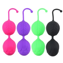 Silicone Balls Vaginal Vibrator Vagina Tighten Pussy Muscle Training Exerciser Ben Wa Ball Adult Sex Toys For Women