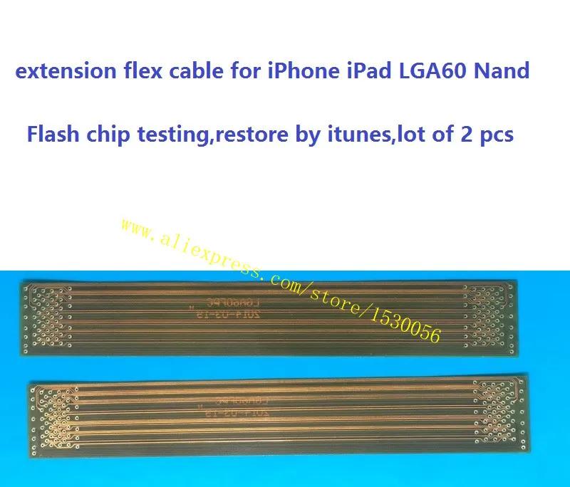 extension flex cable for iPhone iPad LGA60 Nand Flash chip testing
