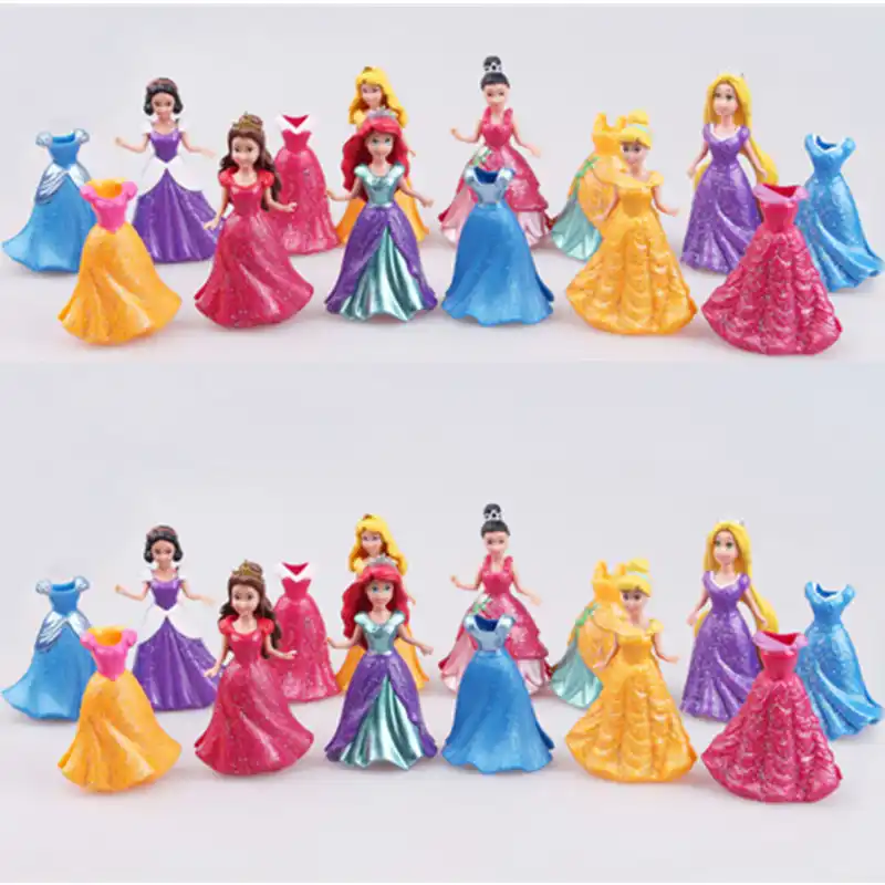 disney princess figures with removable dresses