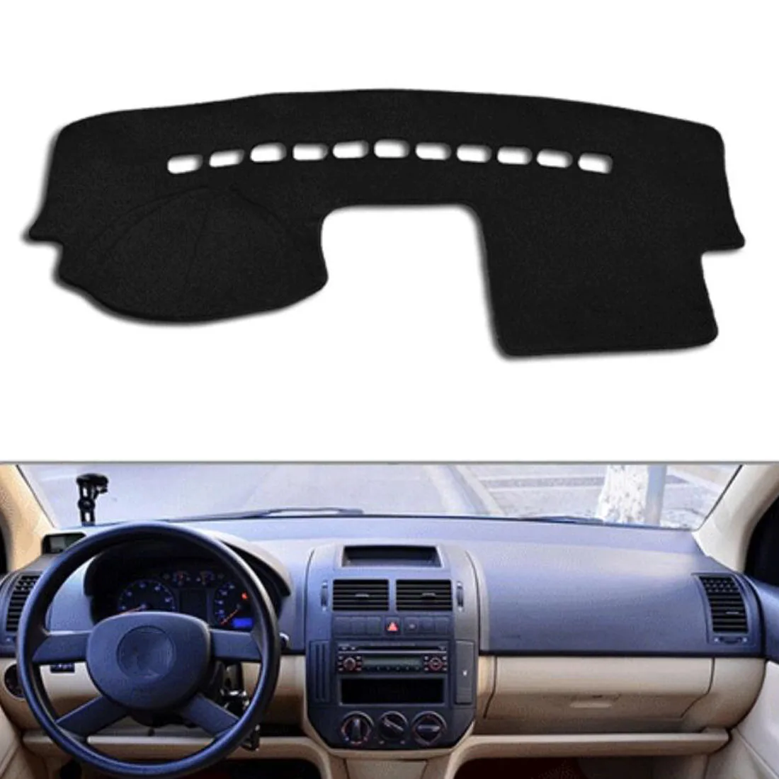 Dongzhen Fit For VW POLO 2004 2010 Auto Car Dashboard Cover Avoid Light