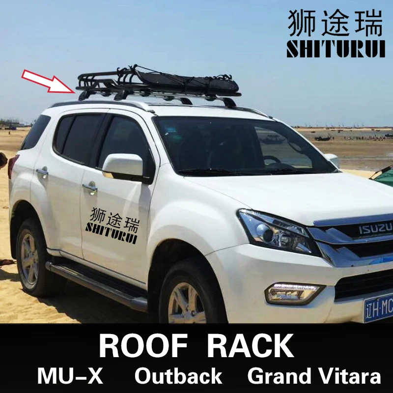 Для Isuzu MU-X SUBARU Outback 2007- Suzuki Grand Vitara автомобиль лысый раздел немой раздел поперечный бар нагрузки алюминиевый сплав