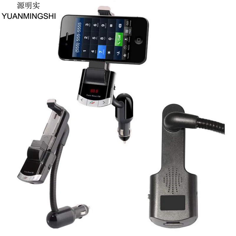 YUANMINGSHI Беспроводной Bluetooth Автомобильный fm передатчик радио адаптер MP3