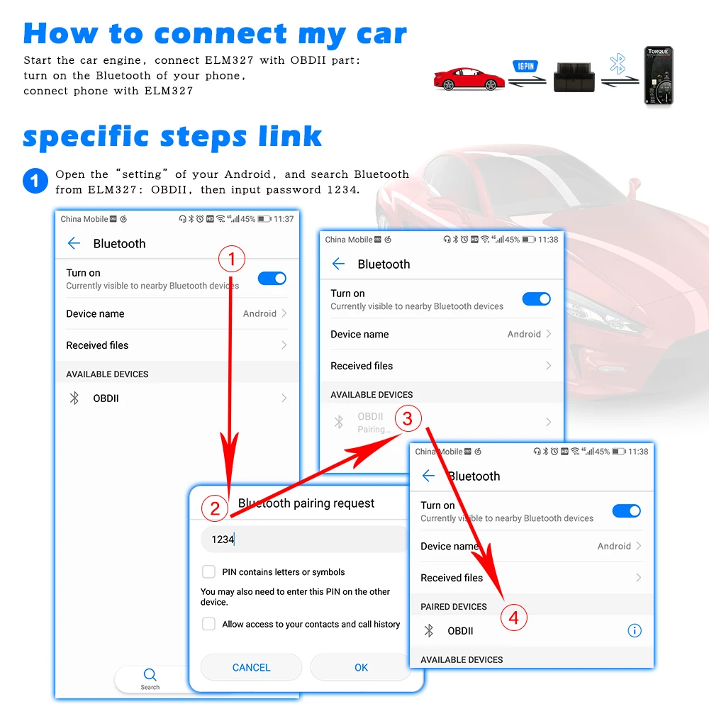 ELM 327 V1.5 PIC18F25K80 OBD2 Bluetooth сканер ELM327 V1.5 OBD 2 OBD2 автомобильный диагностический автоматический инструмент 1,5 для Android Считыватель кодов