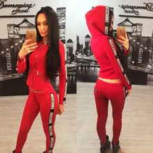 GERTU 2016 Autumn Print Women Sporting Suit Patchwork Crop Top And Elastic Legging Capris Sporting 2 piece set women