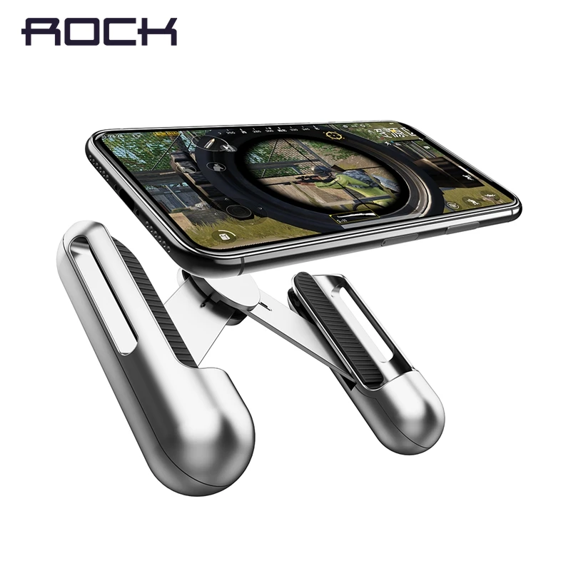 

ROCK PUBG Mobie Phone Controller Gamepad Extended for Rules of Survival Gaming Pad Stand For iphone Samsung Holder Clearance 49%