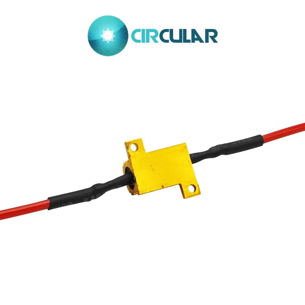 

2 Pieces 10W 10 Ohm Load Resistors Fix LED Bulb Fast Hyper Flash Turn Signal Blink Error Code Canbus Resistor Bulb Lamp