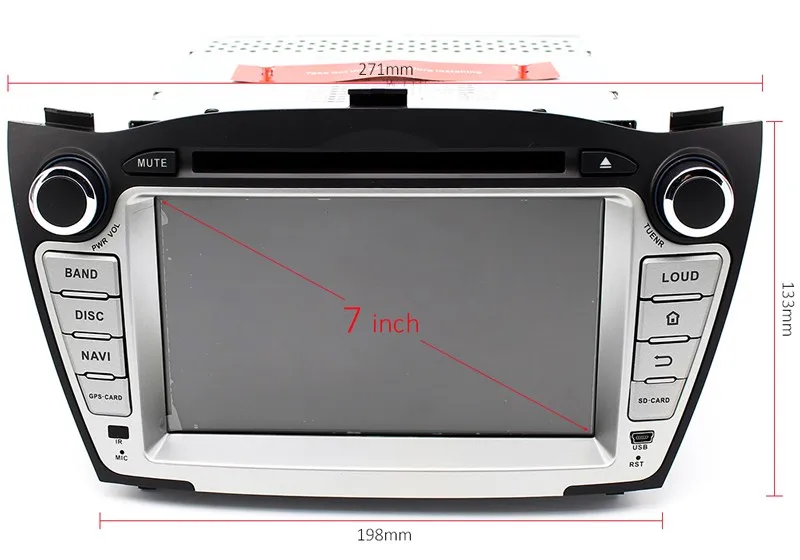 Perfect Octa core 4G RAM 64G ROM android 9.0 car dvd multimedia player for Hyundai IX35 Tucson 2009-2012 car radio headunit wifi gps 3
