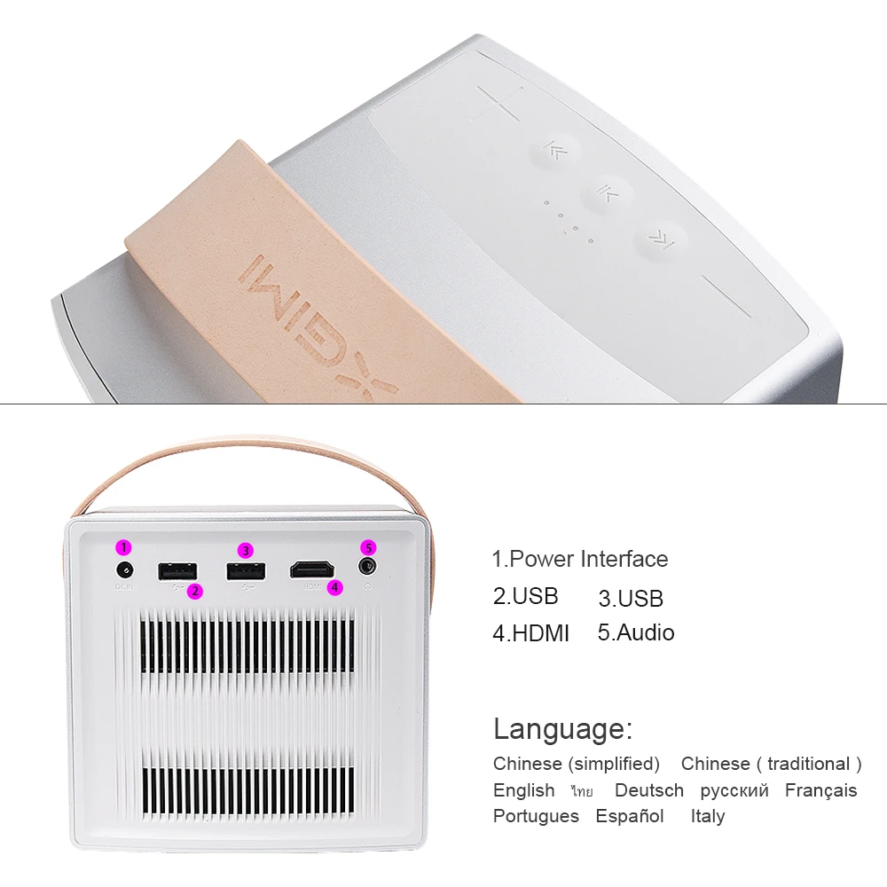 XGIMI CC Aurora Мини Портативный DLP проектор домашний кинотеатр Android Wifi 3D Поддержка 4K HD