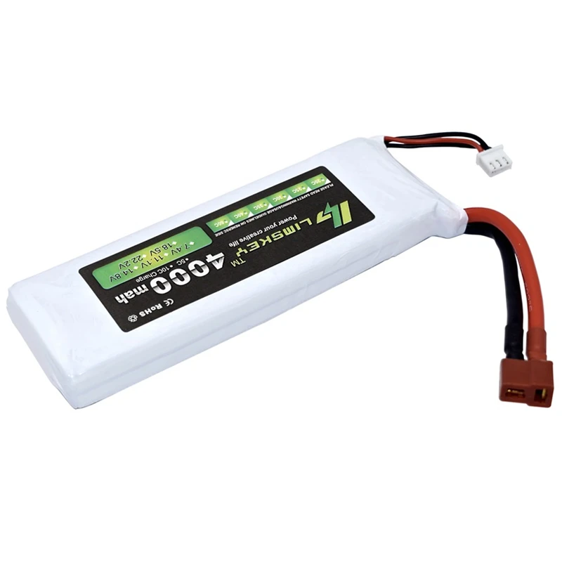 Limskey 3S 11,1 v 4000mah Lipo батарея 35c для вертолета четыре оси RC автомобиль Лодка мощность T/XT60/JST разъем 3s lipo battary 11,1 v